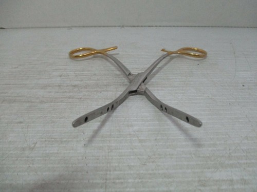 Applied Vascular Surgical Clamp - Atraumax Germany FOG-5028 7" Gold Handle - Picture 5 of 10