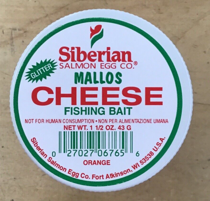 Siberian Mallos CHEESE Fishing Bait Orange Glitter Floating eBay