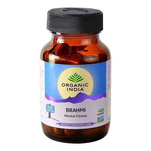 ORGANIC INDIA Brahmi Capsules For Improves Brain & Nervous System - 60 capsules - 第 1/3 張圖片