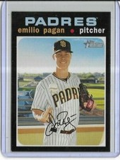 2020 Heritage High Number #545 Emilio Pagan San Diego Padres