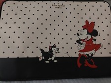 Kate Spade Minnie Mouse universal laptop Sleeve polka dot white Disney