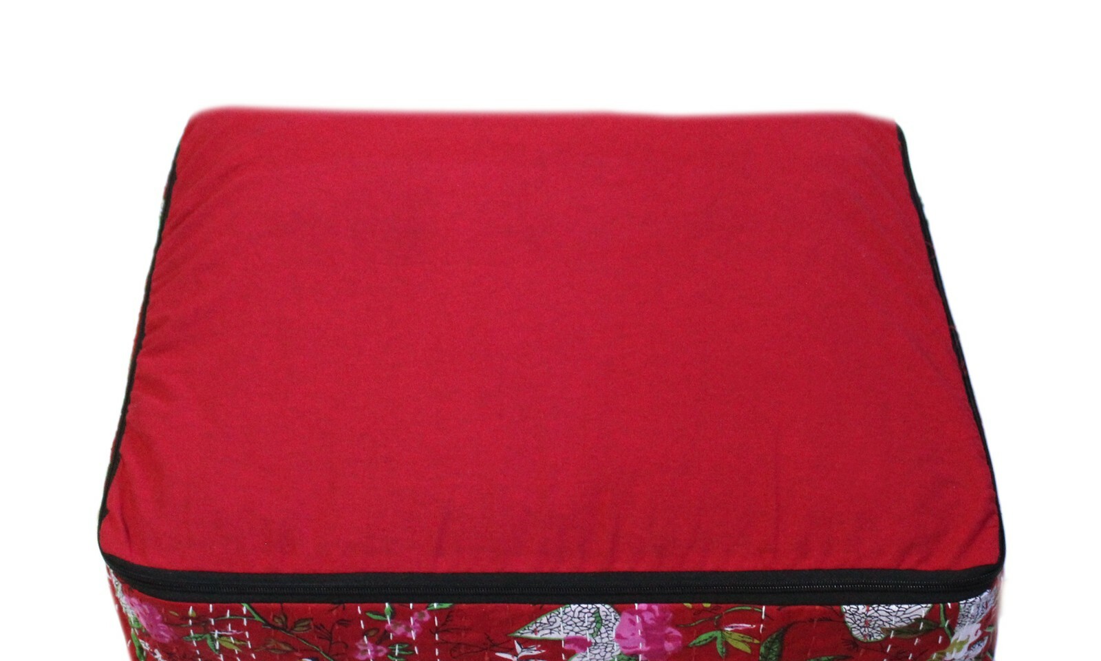 Square Handmade Kantha Cushion Cover Floor Pillow Box Cushion Cover 20" Inches;' eBay