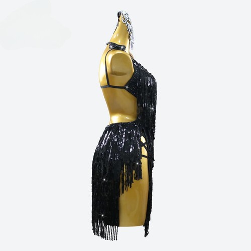 Costume de danse latine vêtements pour filles fête bal jupe points de vente fêtes robe femme midi