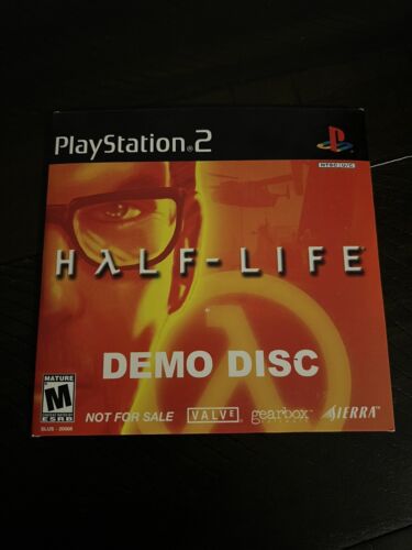 Half-Life Demo Disc Sony Playstation 2 PS2 Rare - Imagen 1 de 3