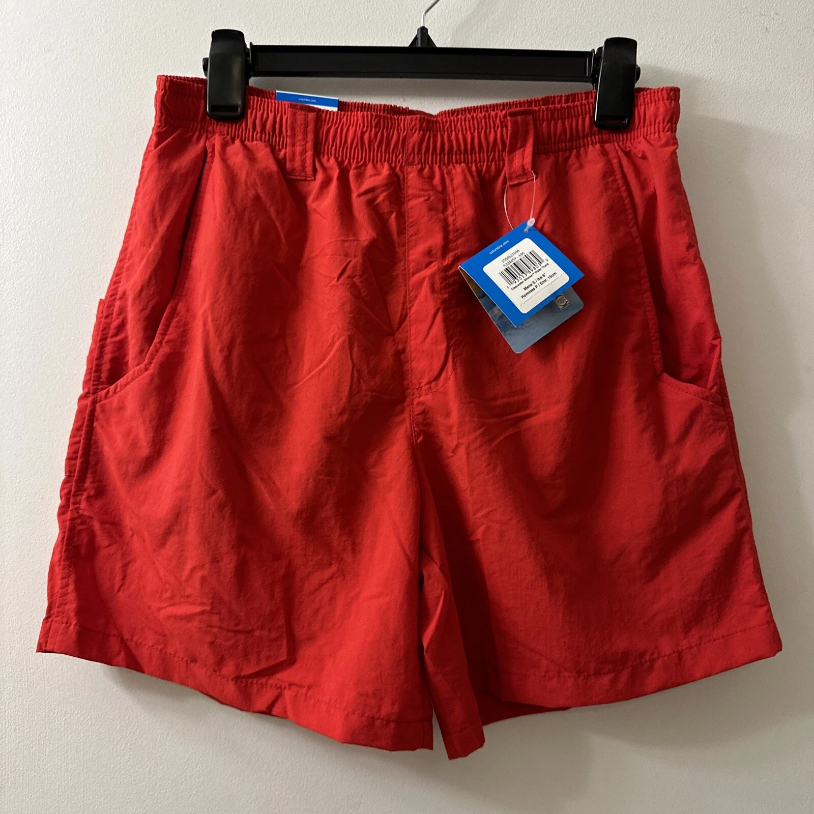 Columbia Men's Backcast III Water Short, Red Spark, Size Small (NWT)