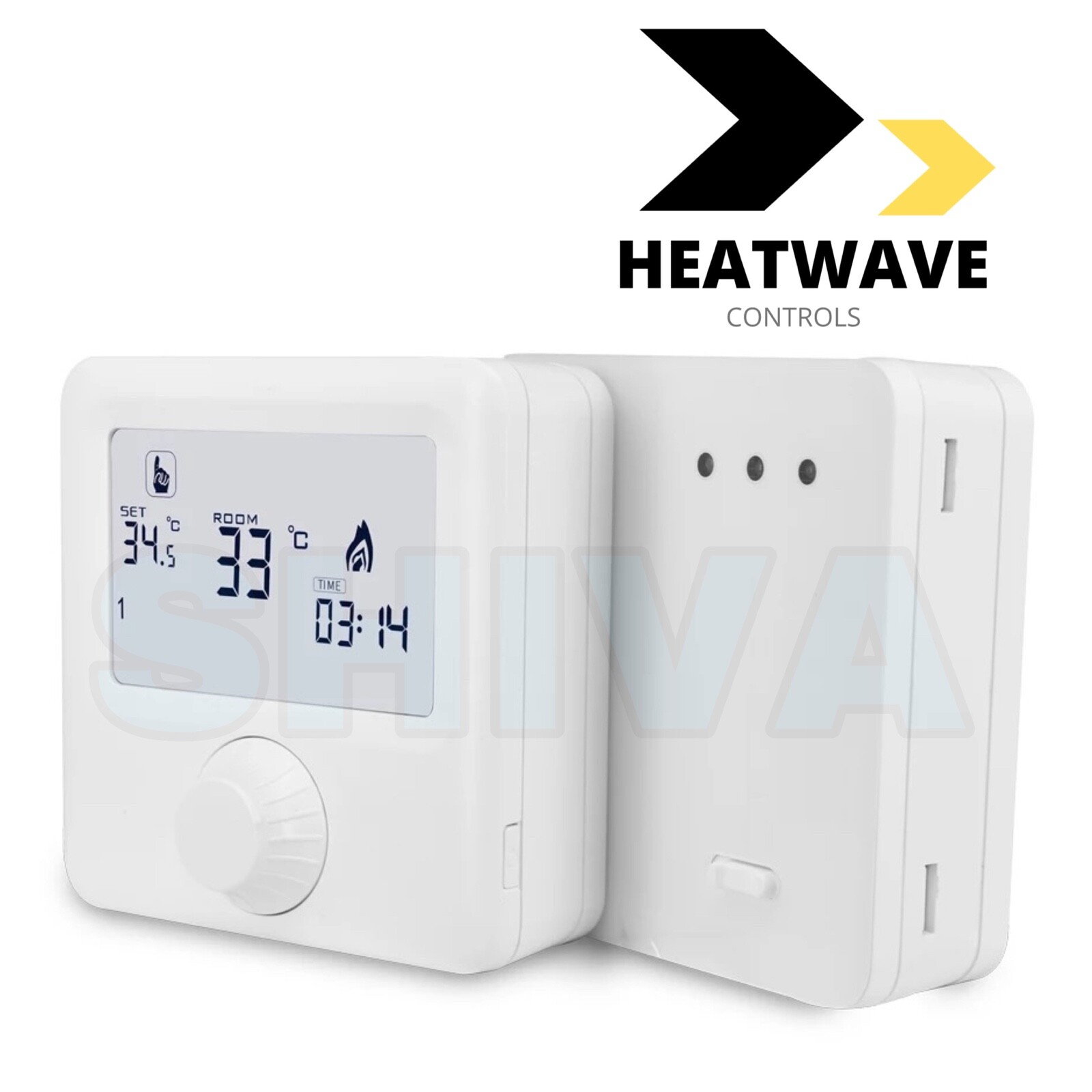 Heatwave Wireless Digital 7 Day Programmable Room Thermostat With RF  Receiver | eBay