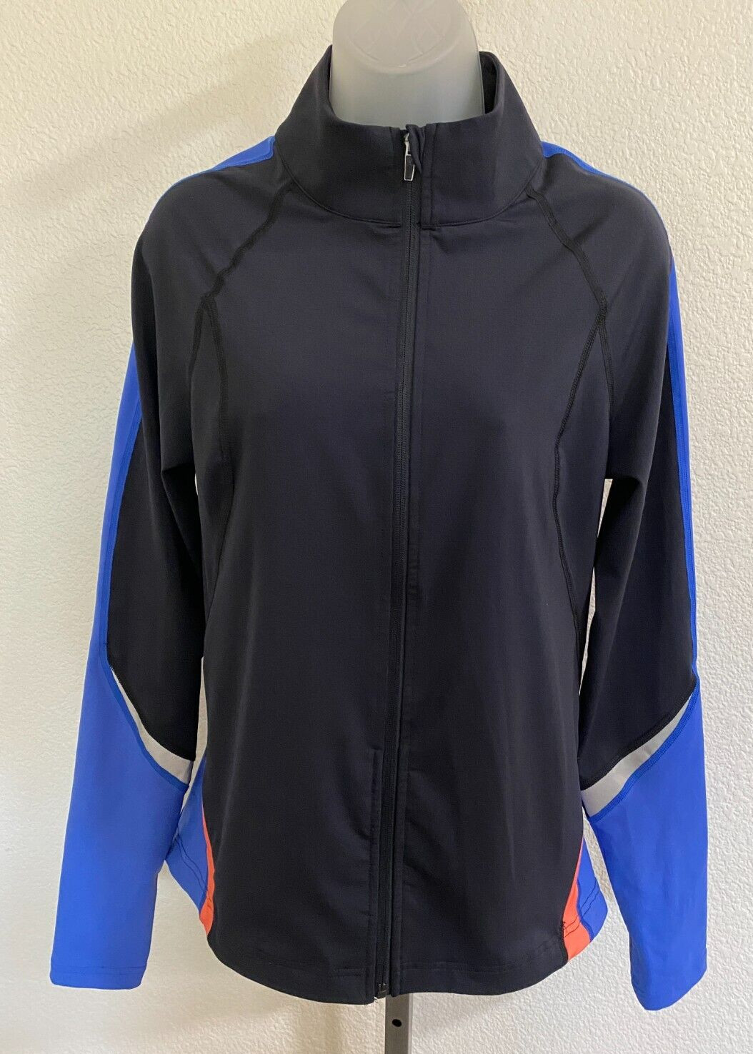 Womans SHAPE Activewear BOLT Full Zip Jacket sz M - image 1