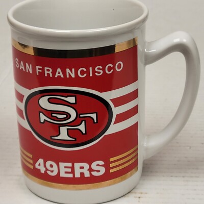 NFL San Francisco 49ers - 18oz Ceramic Coffee Cup - Mug, New (Gold