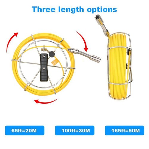 7" Screen lens 17mm Wifi Drain Sewer Inspection Pipeline Endoscope Pipe Camera - Picture 10 of 12