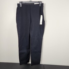 NWT Women's High Rise Skinny Ankle Pants A New Day Black Size 6 Side Zip