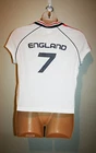 NEW Womens ADIDAS White UK ENGLAND #7 Soccer Jersey Shirt Top XL NWT