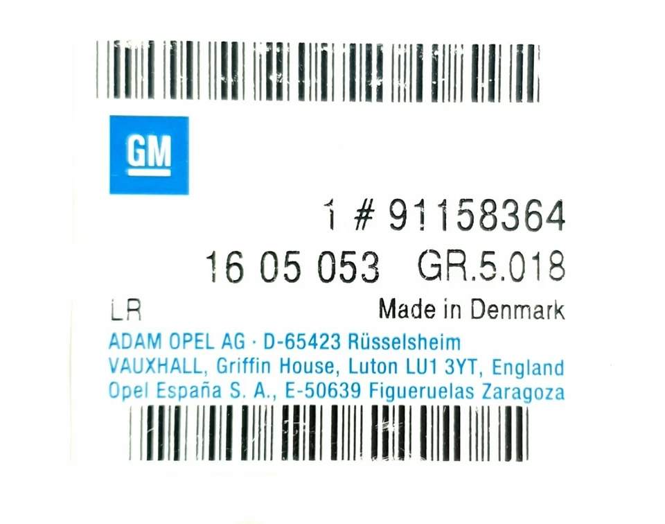 Juego De Zapatas De Freno Traseras Original Opel Ascona C - 91158364 - Imagen 2 de 4