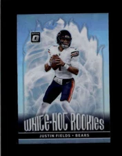 JUSTIN FIELDS 2021 DONRUSS OPTIC #WHR-2 WHITE-HOT ROOKIES SILVER PRIZM RC BD5108