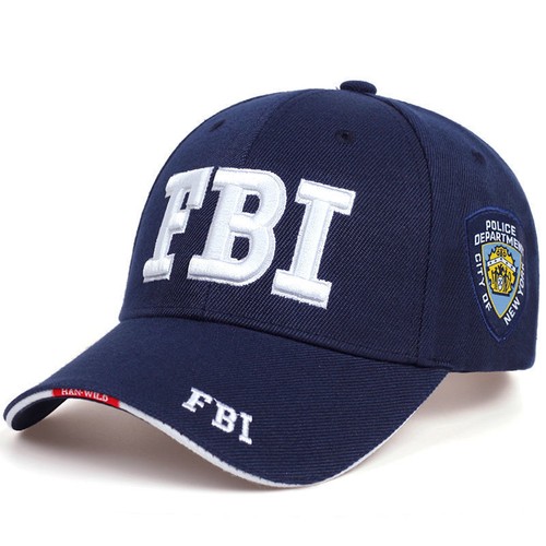 Berretto da baseball uomo FBI ricamo tattico snapback cappello polizia camionista - Foto 12 di 14
