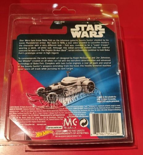 Star Wars Europe Celebration 2016 Hot Wheels Prototype Armor Boba Fett - Bild 4 von 4