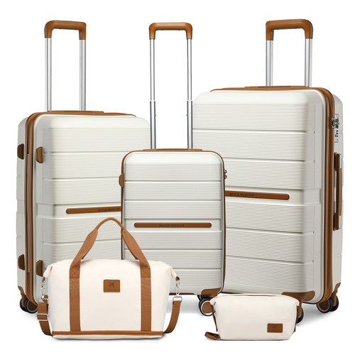 M+L+XL-Kofferset Hartschalenkoffer PP 4 Räder Trolley Koffer und Reisetasche - Bild 13 von 14