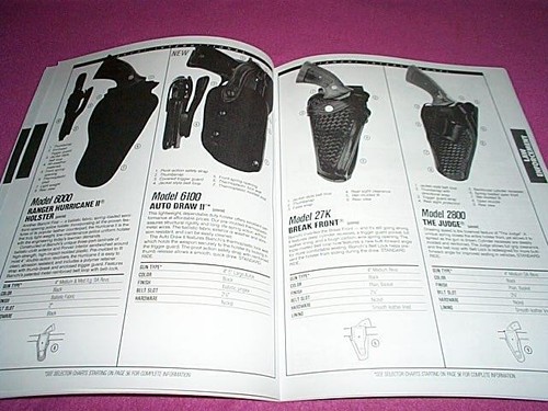 1989 Bianchi Leather Holster Etc. 60 Page Reference Catalog Flier Exc. Reprint - Bild 6 von 7