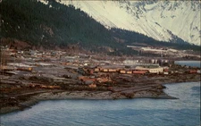 Seward Alaska after 1964 earthquake ~ damaged railroad docking & warehouses