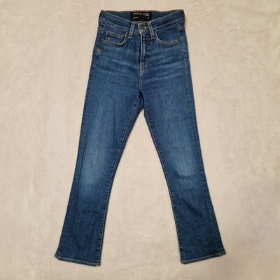 Veronica Beard Jeans Damen 24 Hellblau Carly Kick Flare Hoher Bund 24 X 26 Usa