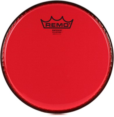 Remo Emperor Colortone Drumhead - 8'' - Red