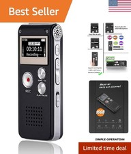 Digital Voice Recorder 16GB Voice Recorder with Playback for Lectures - USB R...