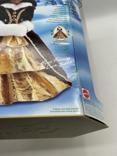 Barbie Mattel Happy Holidays 1996 (Afroamericana) Edizione Speciale NOS in Scatola - Foto 23 di 24