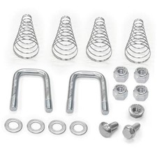 1900-2-1600 Replacement Safety Chain U-Bolt Kit Fit for B W Gooseneck Hitch
