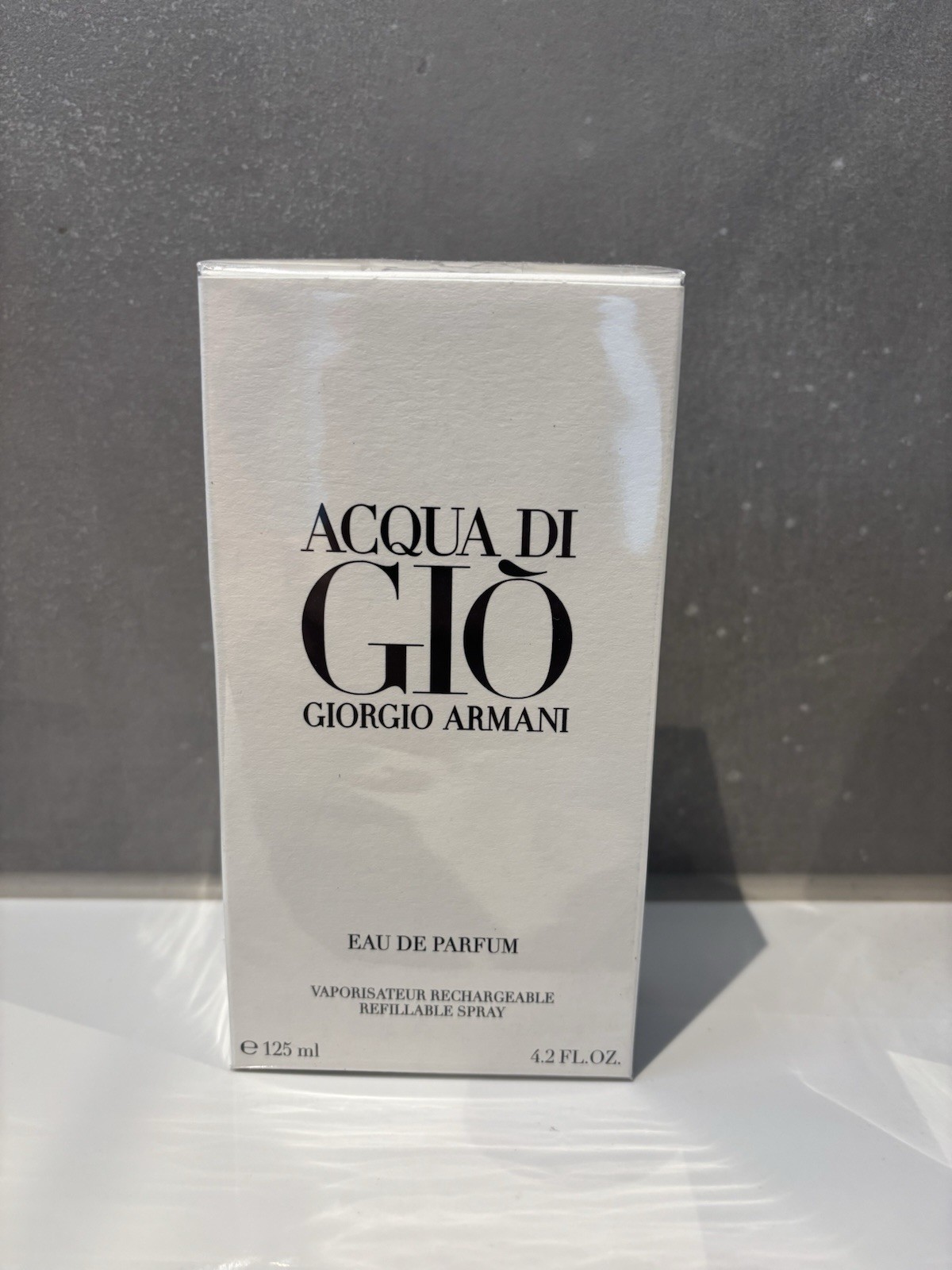 Giorgio Armani Acqua di Gio Eau de Parfum EdP Refillable Herren Duft 125 ml OVP