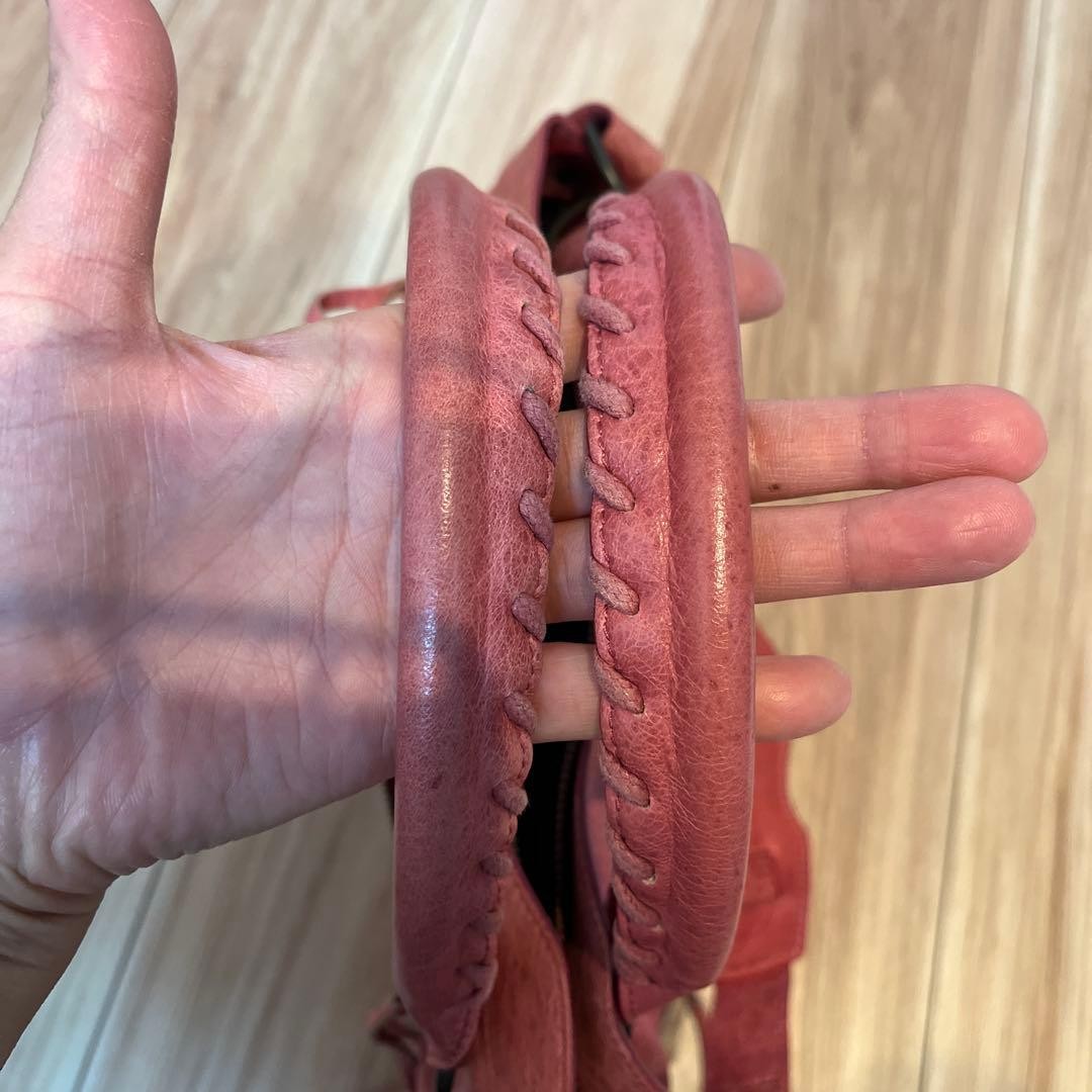 Balenciaga The First Bag Pink Leather Satchel Designer Handbag Iconic Style thumbnail 12