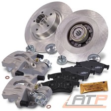 2x BREMSSCHEIBE Ø300 BELÄGE BREMSSATTEL HINTEN FÜR RENAULT ESPACE 4 VEL SATIS