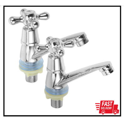 #ad Faucet Hot Water Basin Cold Water Tap Bathroom Sink Face Bathroom Taps Separ $31.95