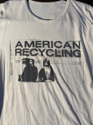 American Recycling White RAF Simons T shirt