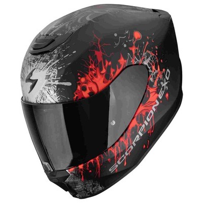 Scorpion EXO-391 Wolf schwarz matt silber rot Gr. L 59/60