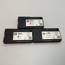 HP 952XL High Yield Ink Cartridge Lot of 3 Cyan Magenta Yellow CMY EXP 11/2025