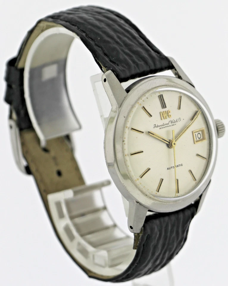 IWC Schaffhausen Ref. 910 Cal. 8541B Automatic Herrenuhr Dresswatch Stahl 1968 - Bild 3 von 4