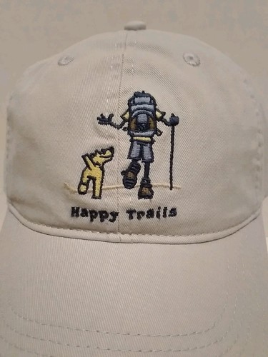 Life is Good Women Chill Cap Happy Trails Light Gray One Size G4328 - Picture 2 of 9