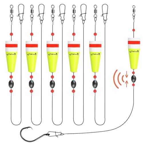 Popping Cork B-Float Length: 3 IN, Fishing Weight: 0.53OZ, Buoyancy: 1OZ-5PCS