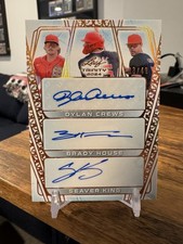 2024 Leaf Trinity Aiva Arquette Trent Caraway Gavin Turley Prospect Auto #25/25