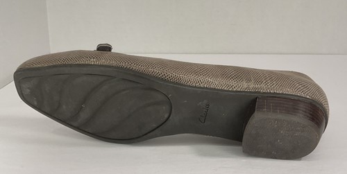 Clark’s Caswell Artesanal Génova Taupe Metálico Sin Cordones 11 M - Imagen 8 de 8