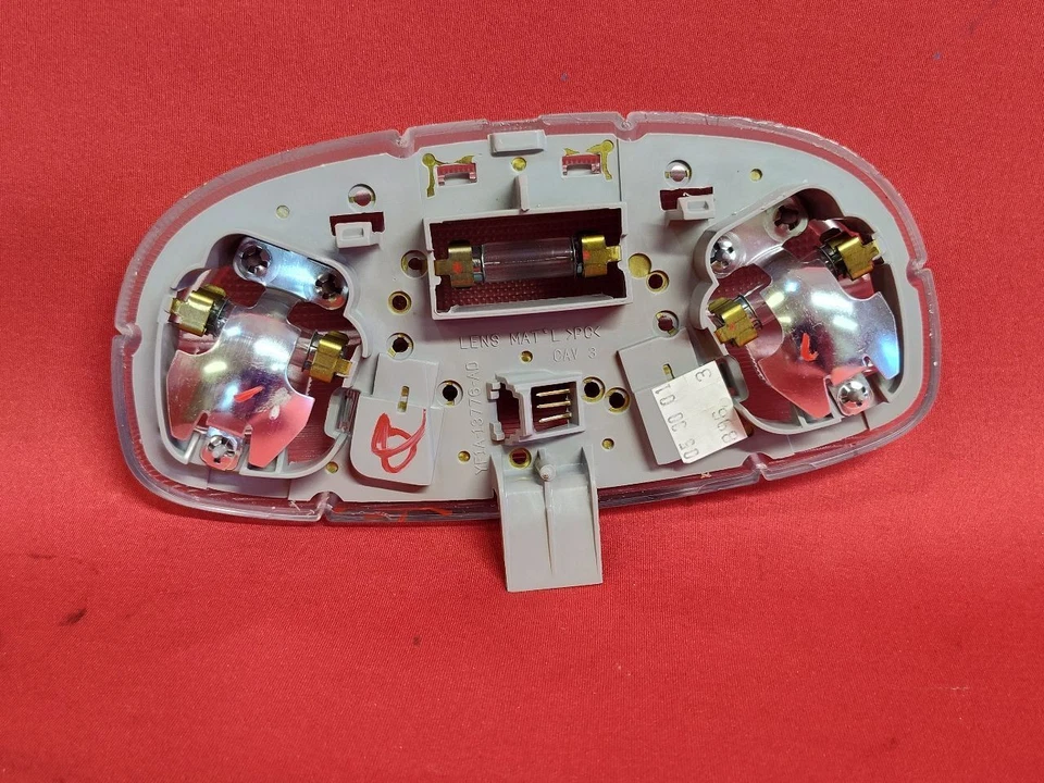 Luz de lectura Ford/Mercury/Lincoln 2000-2019 techo superior dos botones doble cúpula Foto 2 de 4