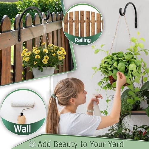 Hanging Plant Bracket Hooks: Wall Plant Hook Planters and Decor - 8 Inch 8 - A - Picture 5 of 6