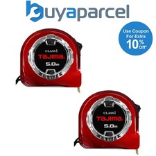 Tajima x2 5m Hi Lock Class 1 Pocket Tape Measure 25mm TAH1550MW