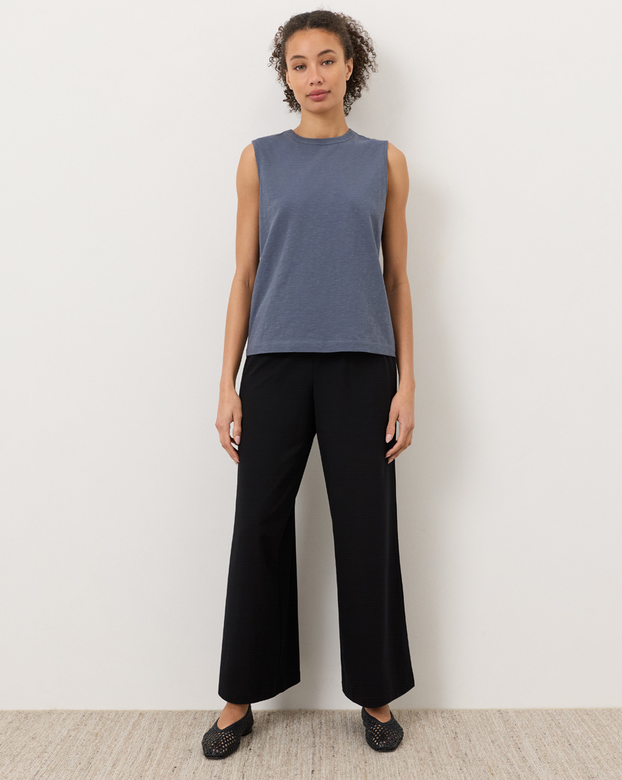 PACT Organic Easy Drape Pant, Black