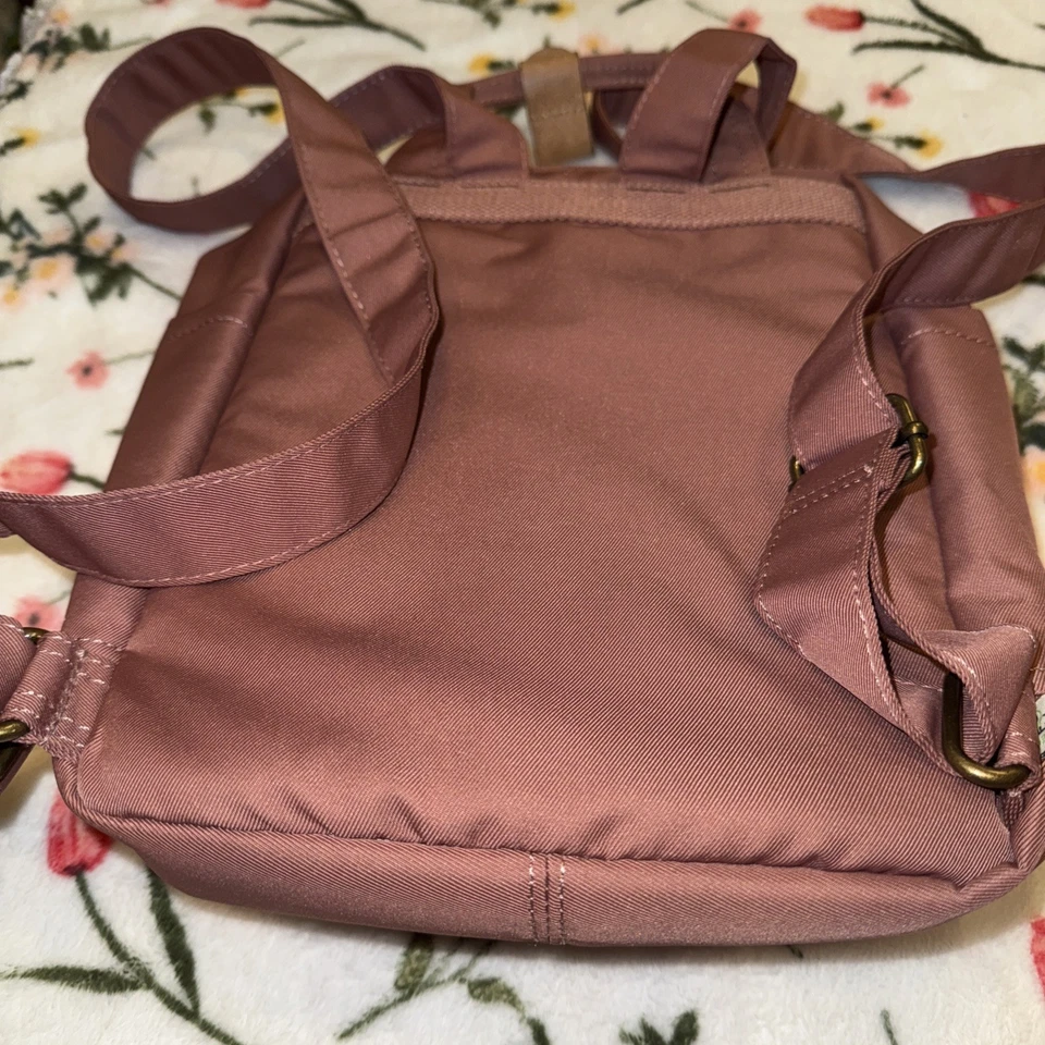 Mochila de aventura al aire libre Donut bolsa para computadora portátil con detalles de cuero Foto 3 de 4