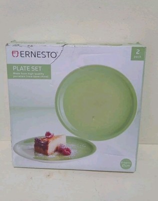 Ernesto Teller Set - 2er Set hochwertiges Porzellan (neues Bone China) 21 cm