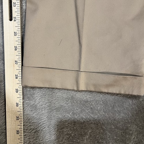 Jos A Bank Traveler Pants Mens 36x29 Khaki Twill Staright Leg Pants - Picture 7 of 8