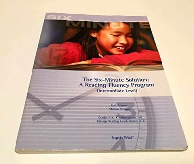 Six-Minute Solution Intermediate - Paperback, by Sopris West - Acceptable w