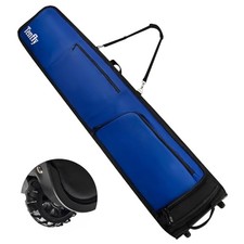 Ski Bag, Padded Snowboard Bag for Air Travel, 900D Water Resistant 190 Blue