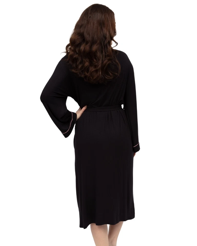 Cyberjammies Bonnie Dressing Gown Long Jersey Womens Comfortable Nightwear 5061 - Image 3 of 4