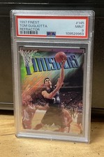 TOM GUGLIOTTA 1997-98 TOPPS FINEST FINISHERS REFRACTOR /1090 PSA 9 POP 1